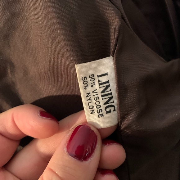 Vintage Brown Fur Jacket - Picture 8 of 8